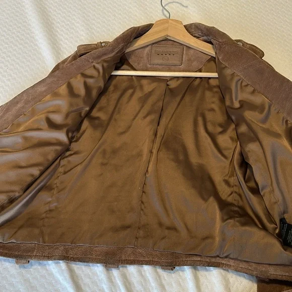 Blank NYC Suede Moto Jacket 100% Leather - Picture 5 of 8